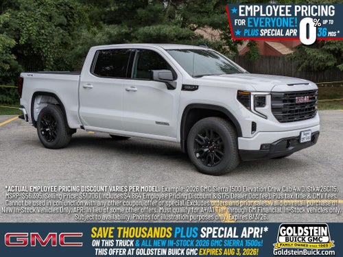 2026 GMC Sierra 1500 Elevation
