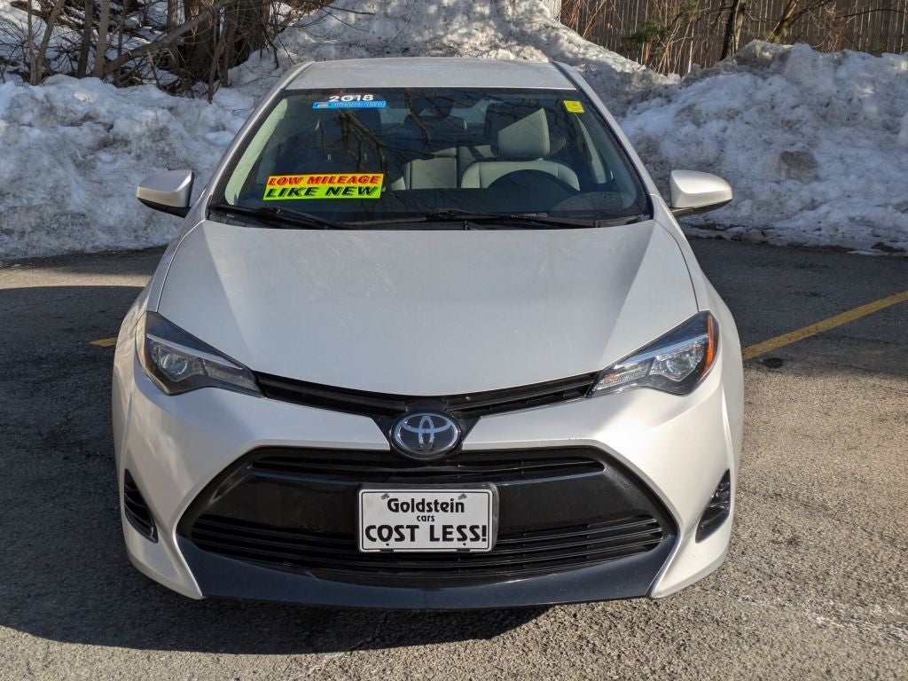 Used 2018 Toyota Corolla LE with VIN 2T1BURHEXJC066080 for sale in Albany, NY