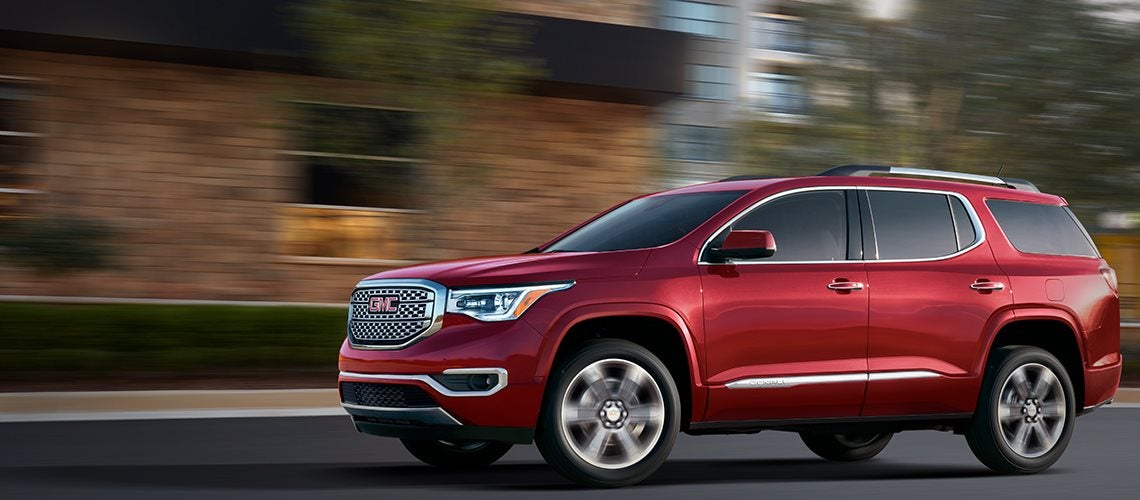 The 2018 GMC Acadia in red - Goldstein Buick GMC in Albany, NY and Colonie, NY