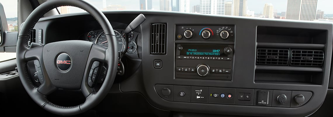 2024 GMC Savana Passenger Van dashboard