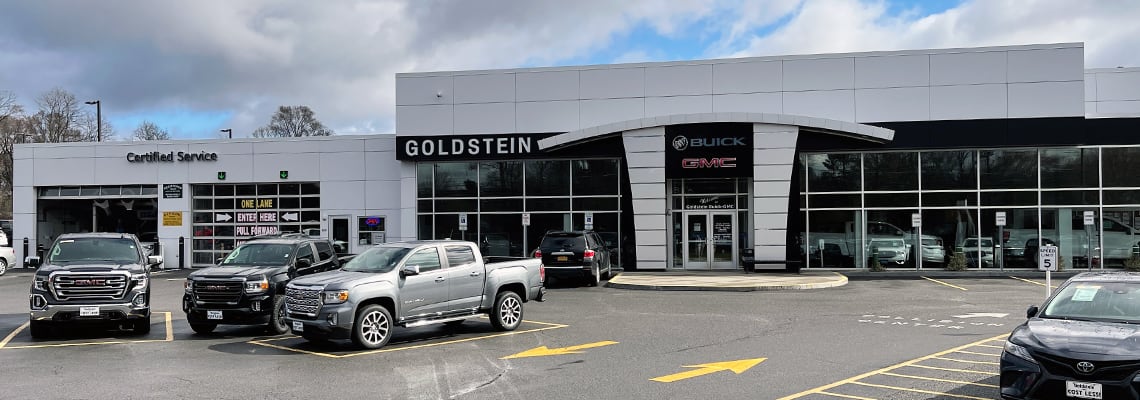 Store front of Goldstein Buick GMC in Albany, NY