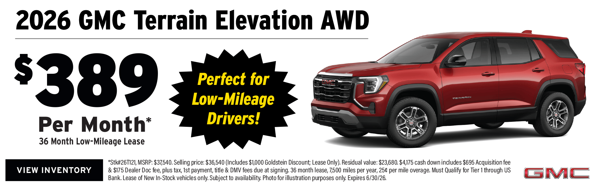 GMC Terrain Lease