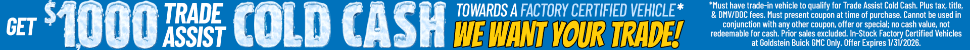 Goldstein Buick GMC Promo Banner