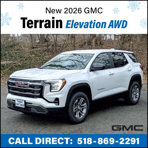 Only $368 Per Month to Lease a New 2026 GMC Terrain Elevation AWD!*