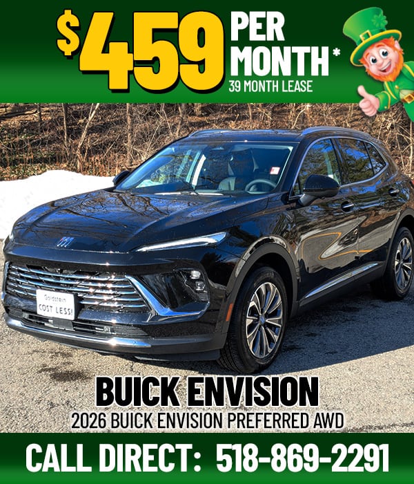 Only $459 Per Month to Lease a New 2026 Buick Envision Preferred AWD!*