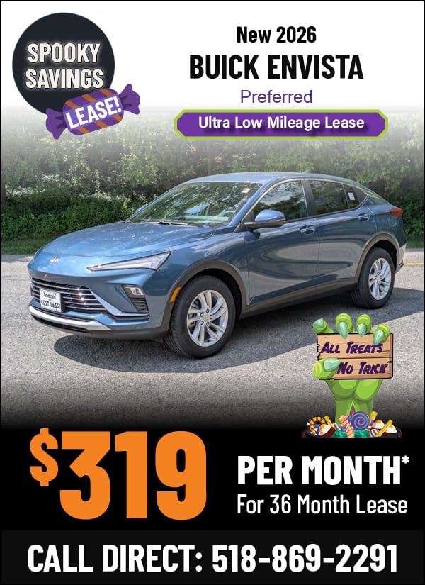 Lease a New 2026 Buick Envista Preferred for Only $319 Per Month*